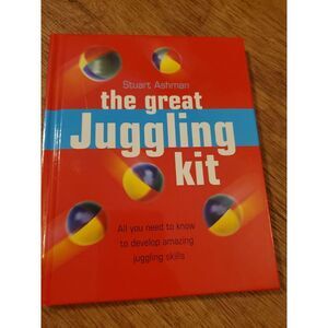 The Great Juggling Kit Hardcover Book Guide Stuart Ashman GUC‎